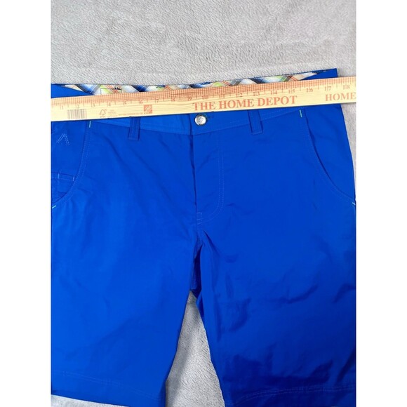 Alberto Golf Shorts Bright Blue Regular Slim Fit Earnie 3XDRY Cooler Size 50 - Picture 2 of 9
